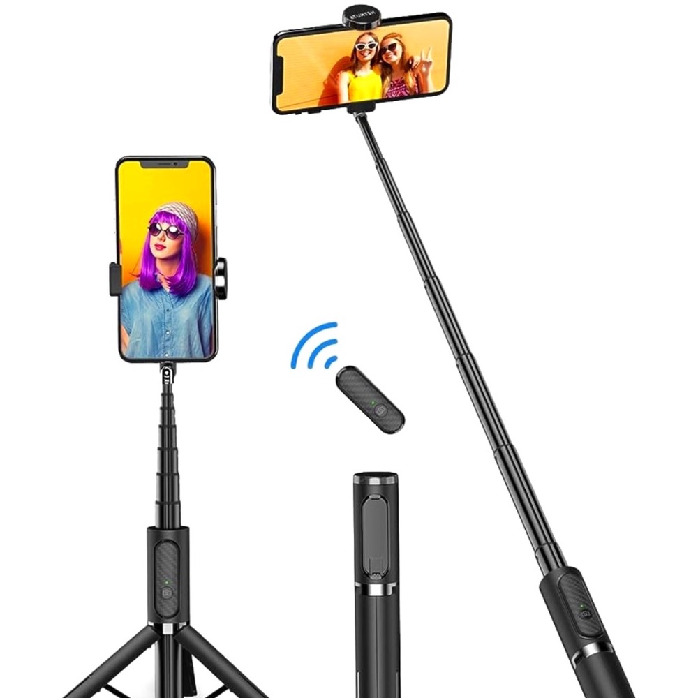 SELFIE STICK TRIPOD WITH BLUETOOTH REMOTE